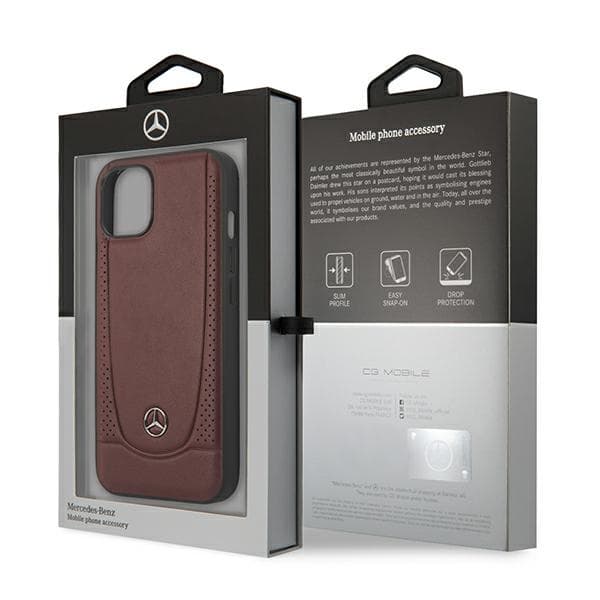 Ovitek Mercedes Urban Line za iPhone 13 mini - Rdeč 8