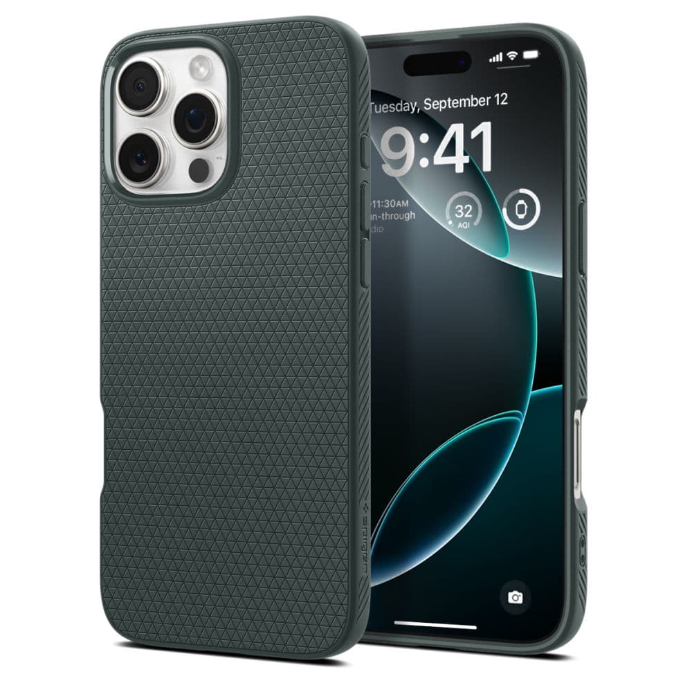 Spigen Liquid Air ovitek za iPhone 16 Pro Max - zelena
