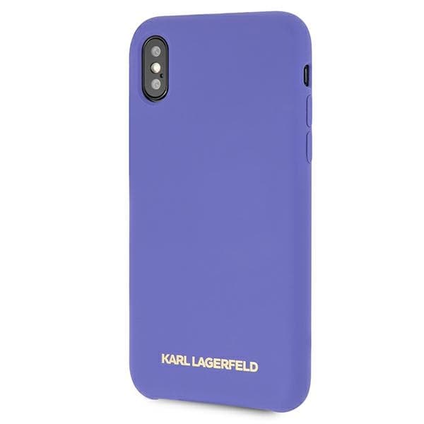 Karl Lagerfeld silikonski etui za iPhone X/Xs - vijoličen 2