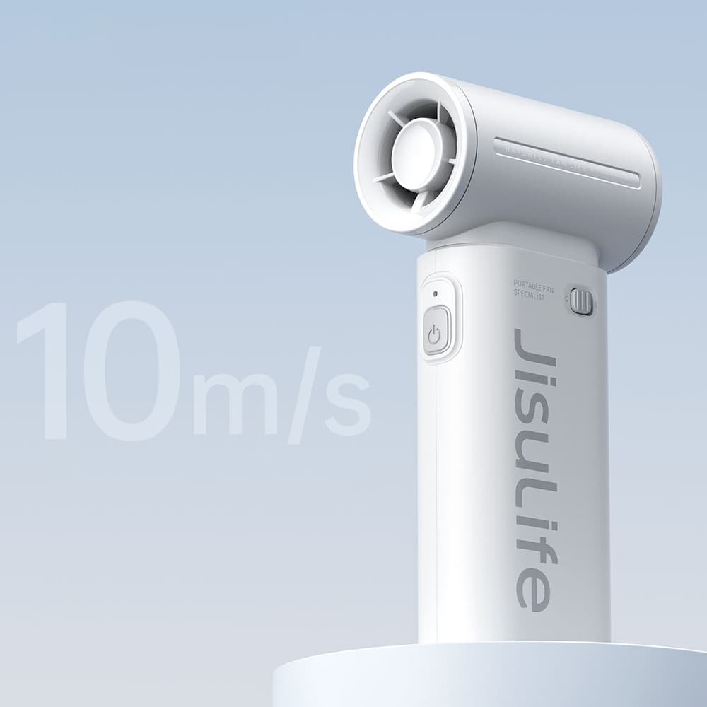 Jisulife Handheld Fan Life9 3600mAh ročni mini pihalnik USB ventilator - siv 4