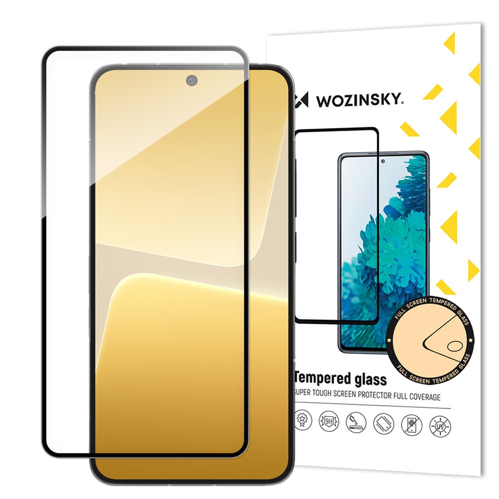 Wozinsky Full Glue kaljeno steklo za Xiaomi 13 z okvirjem