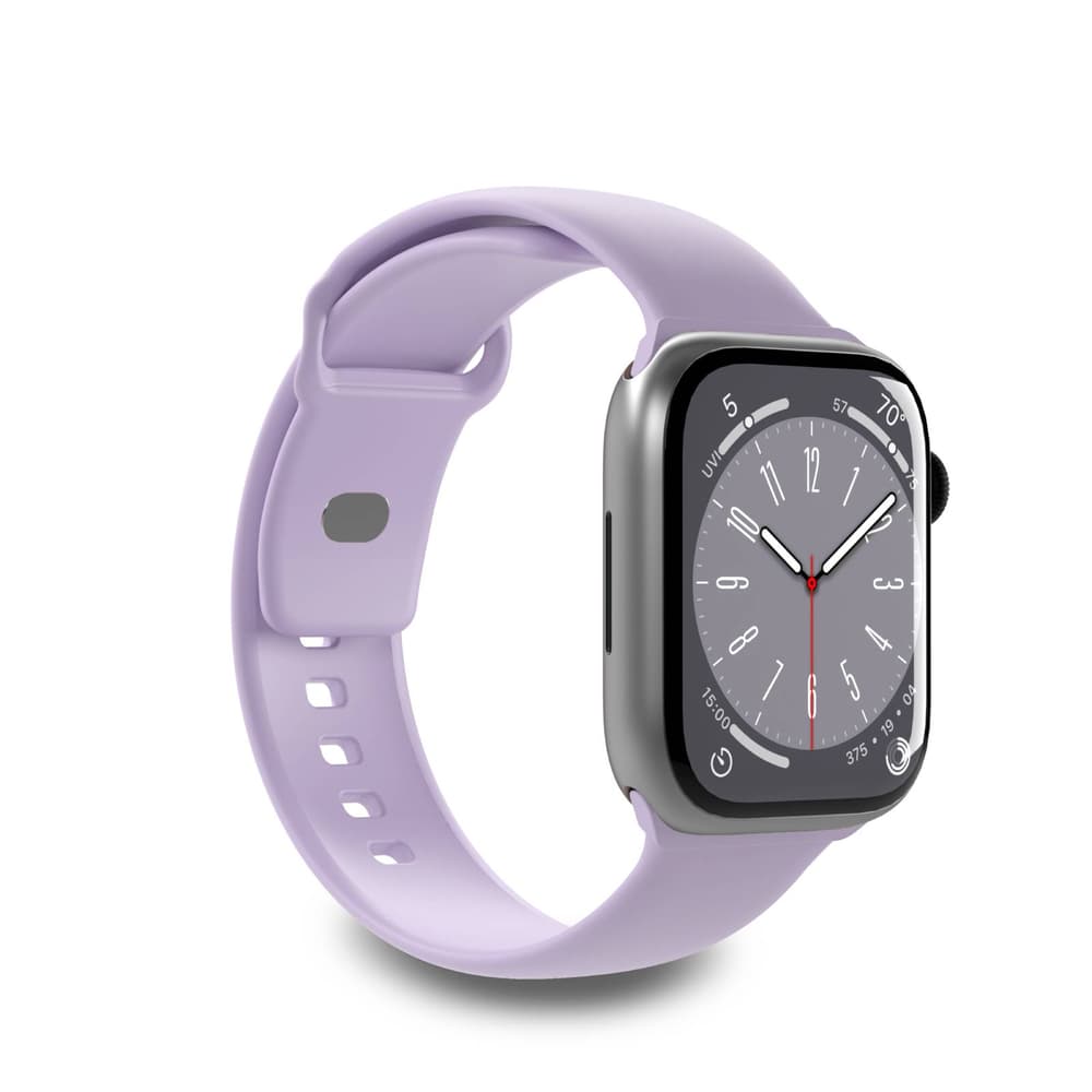 Puro Icon silikonski pašček za Apple Watch 42/44/45/49 mm - sivka (2 kosa)
