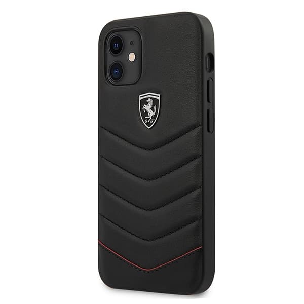 Ferrari FEHQUHCP12SBK ovitek za iPhone 12 mini (5.4") Off Track Quilted - črn