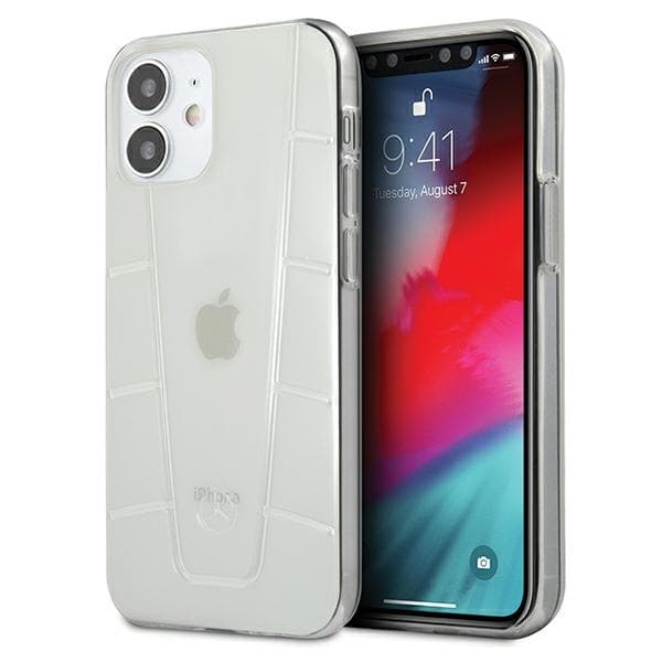 Mercedes ovitek Line za iPhone 12 mini (5,4") - Prozoren
