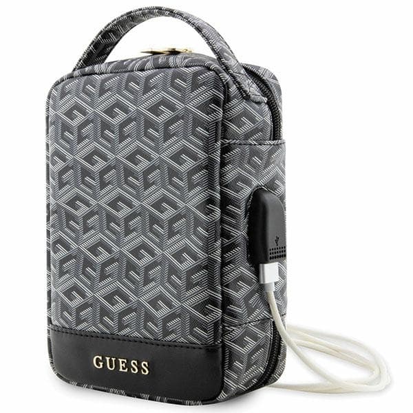 Guess GUHBHGCFSEK organizator torba - črna/črna GCube Stripe