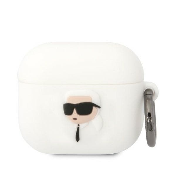 Karl Lagerfeld ovitek KLA3RUNIKH za AirPods 3 - bela