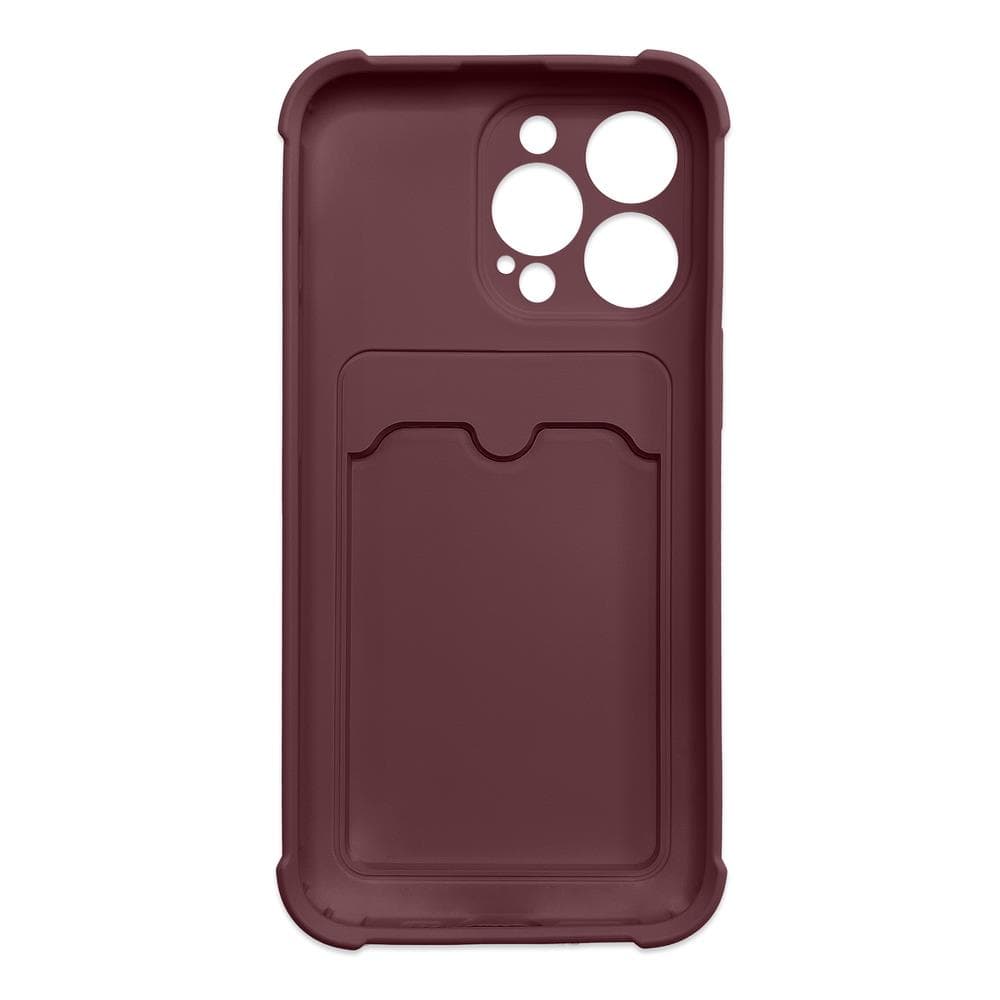 Hurtel Card Armor ovitek za iPhone 13 Pro, malinasta 2