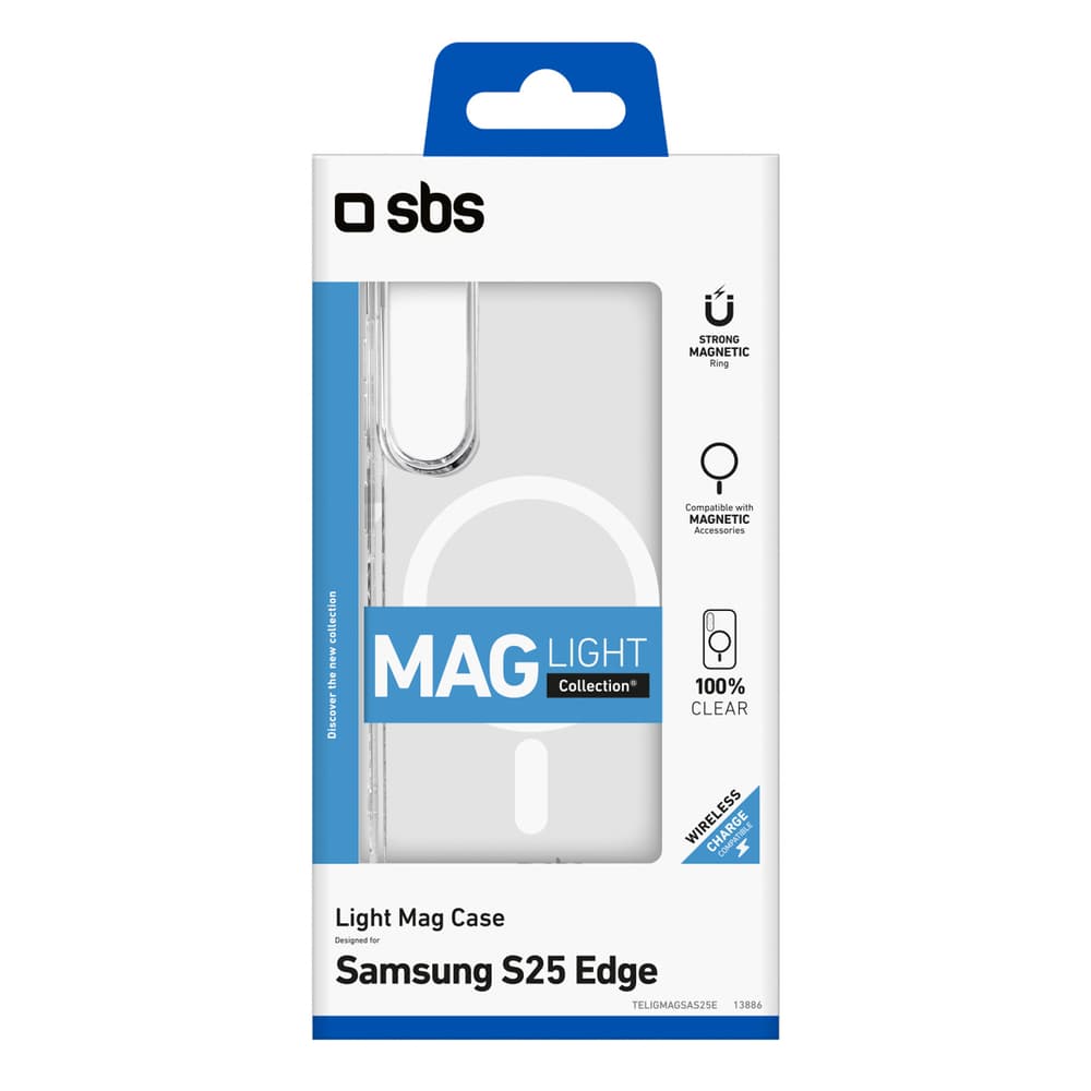 SBS Light Mag Ovitek za Samsung Galaxy S25 Edge - prozoren 2