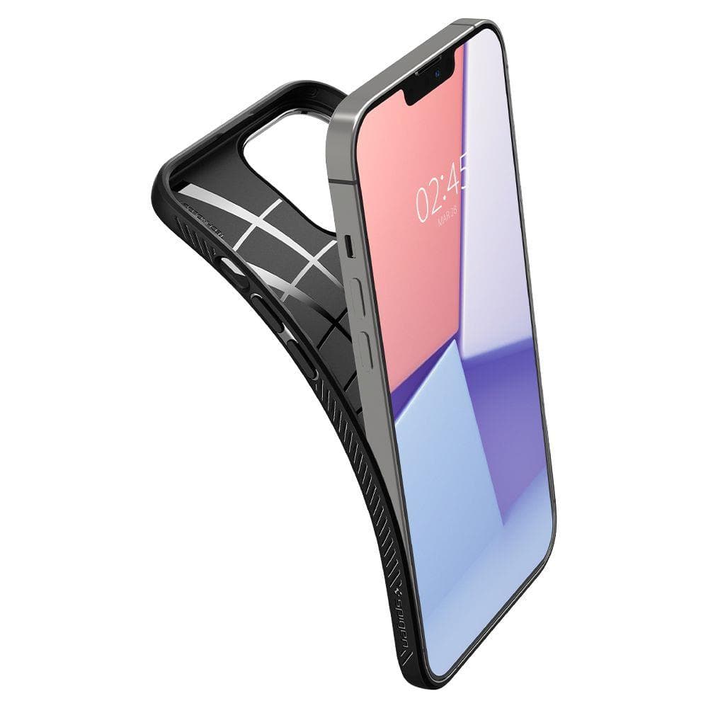 Ovitek Spigen Liquid Air za iPhone 13 Pro - mat črn 8