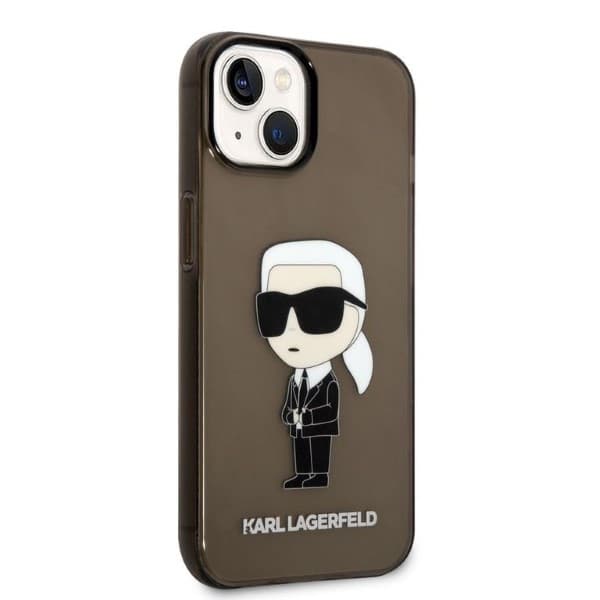 Etui Karl Lagerfeld Ikonik Karl za iPhone 14 Plus - črni 4