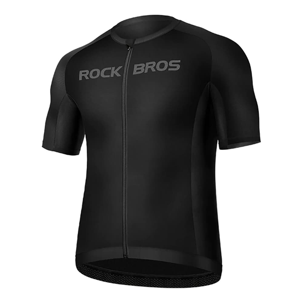 Rockbros kratka kolesarska majica XXXXL - črna