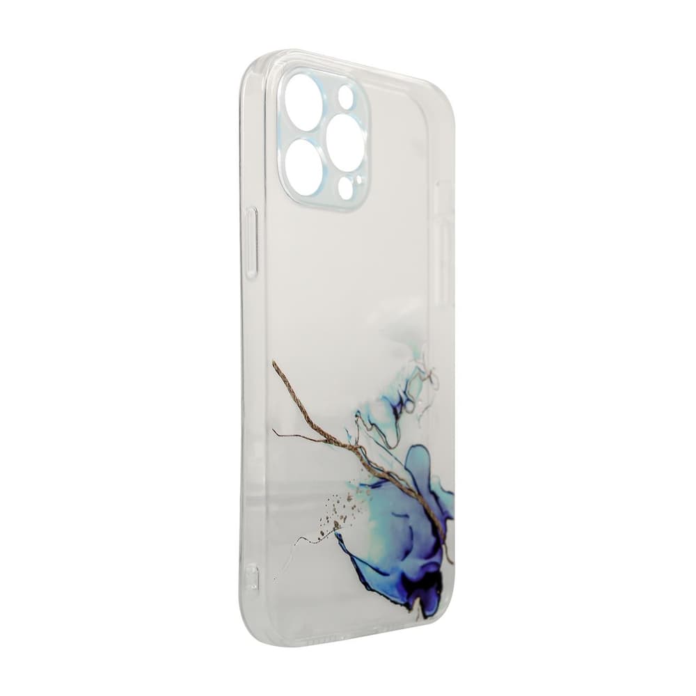 Ovitek Marble za iPhone 12 Pro, gel, modri marmor 2
