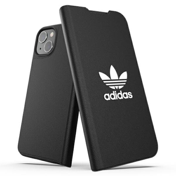 Adidas OR Booklet BASIC etui za iPhone 13 (črno-bel)