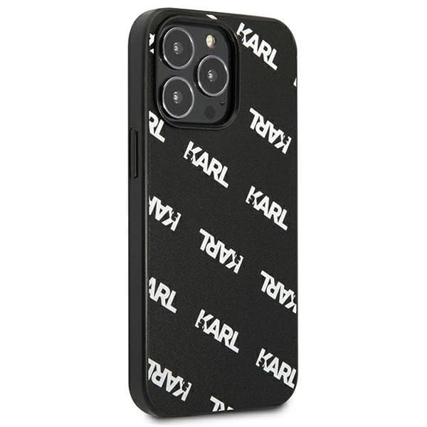 Karl Lagerfeld ovitek Allover za iPhone 13 Pro / 13 - črn 4
