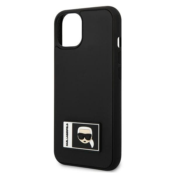 Ov. Karl Lagerfeld Ikonik Patch za iPhone 13/14/15 - Črn 6