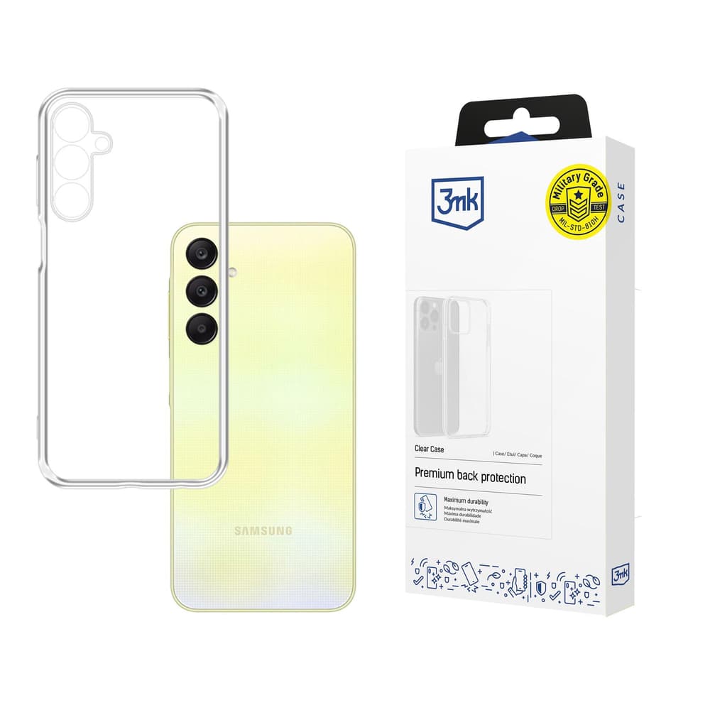 3mk Clear Case ovitek za Samsung Galaxy A25 5G - prozoren