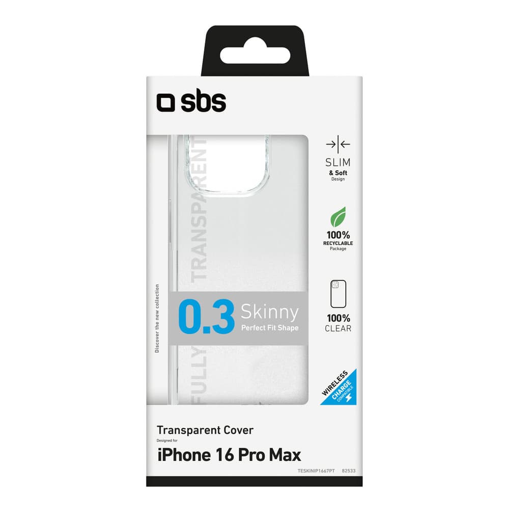 SBS Skinny ovitek za iPhone 16 Pro Max - prosojen 2