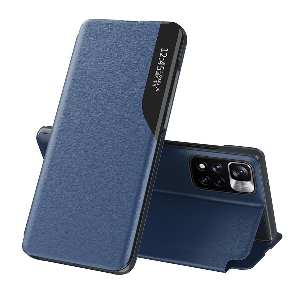 Ovitek Eco Leather View za Poco M4 Pro 5G - Elegantni preklopni ovitek s stojalom