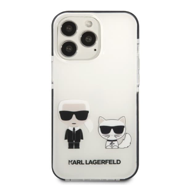 Karl Lagerfeld Choupette ovitek za iPhone 13 Pro Max, bel 3