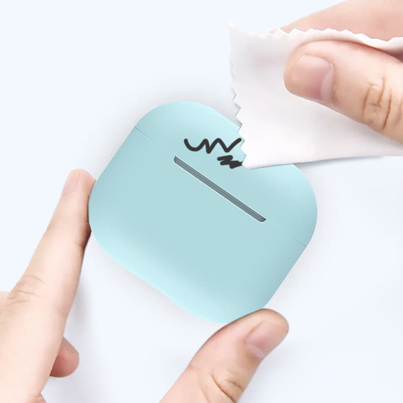 Silikonska maska za AirPods 1/2, bela 2