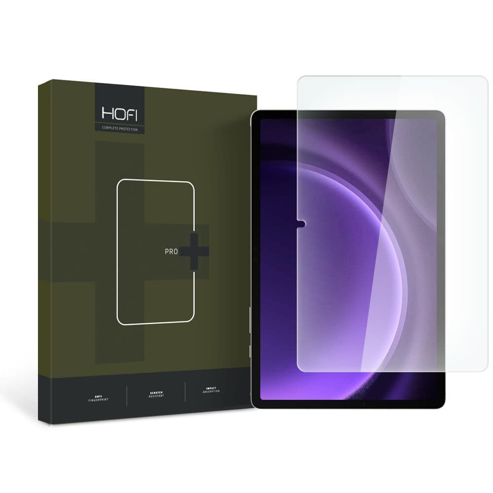 Tech-Protect Hofi Glass Pro+ steklo za Samsung Galaxy Tab S9 FE 10.9" X510/X516B - črn okvir