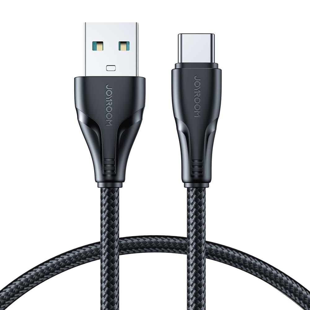 Joyroom Surpass Series A11 USB-A / USB-C 3A kabel, 1.2 m, črn