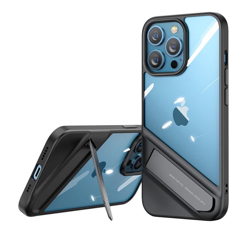 Ugreen Fusion Kickstand etui za iPhone 13 Pro, črn