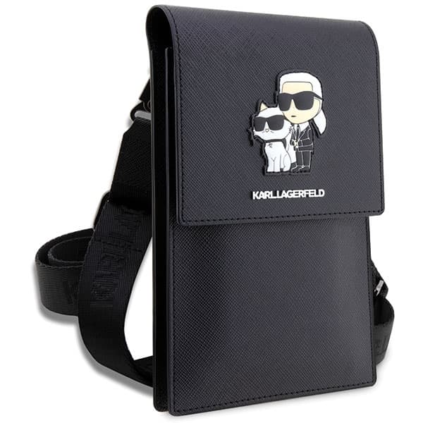 Torbična denarnica Karl Lagerfeld KLWBSAKCPMK, črna 3