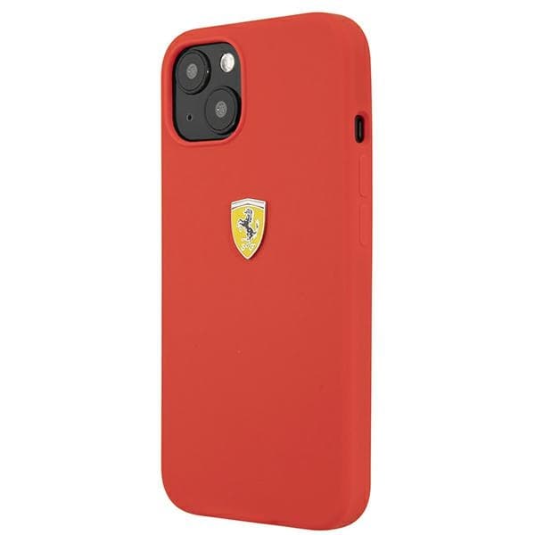 Ferrari Silicone ovitek za iPhone 13 mini 5.4" - rdeč 2