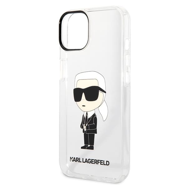Etui Karl Lagerfeld Ikonik Karl za iPhone 14 Plus - prozoren 6