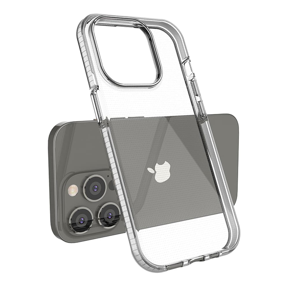 Hurtel Spring Case za iPhone 14 Pro, svetlo moder, s okvirjem 3