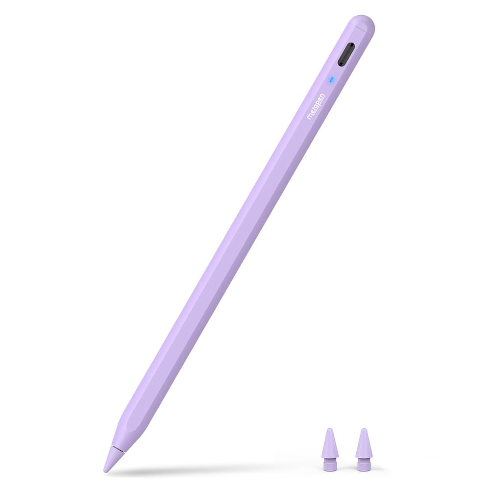 Metapen A8 Aktivni pisalo za iPad USB-C - Vijolična
