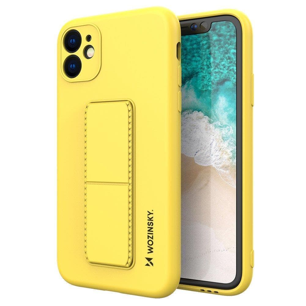 Wozinsky Kickstand ovitek za Samsung Galaxy A72 4G, rumen