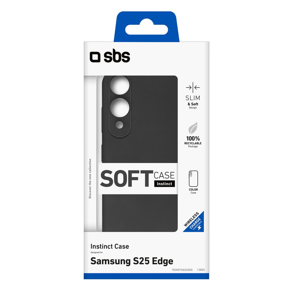 SBS Instinct Ovitek za Samsung Galaxy S25 Edge - črn 2