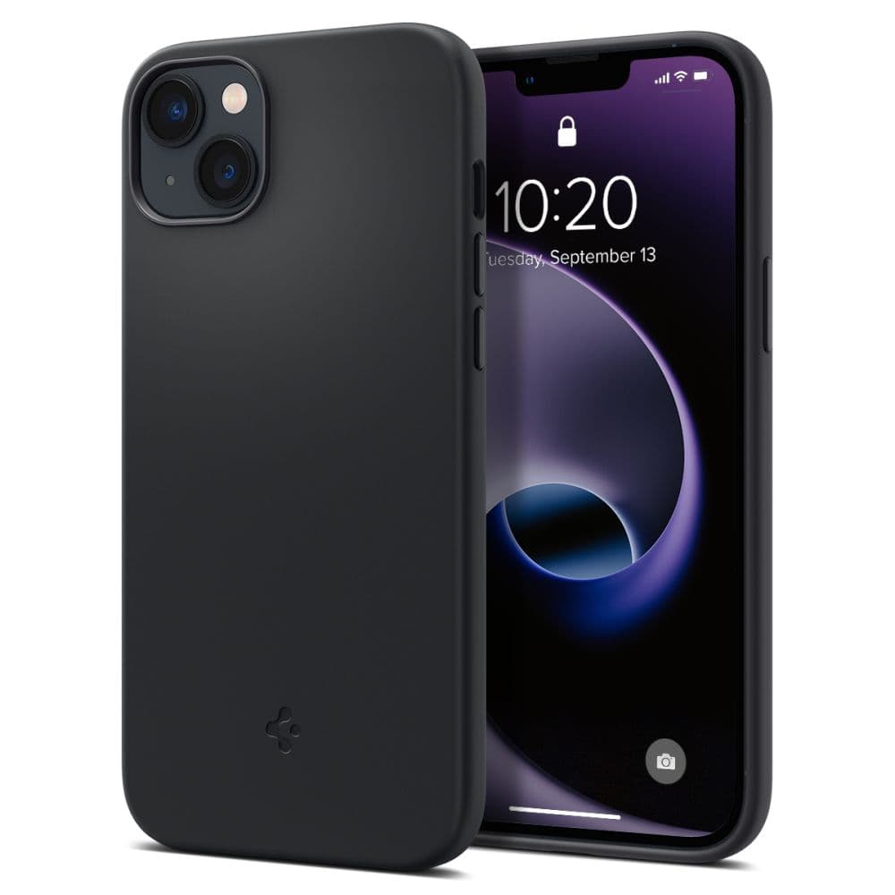 Etui Spigen Silicone Fit Mag s MagSafe za iPhone 14 Plus - črn