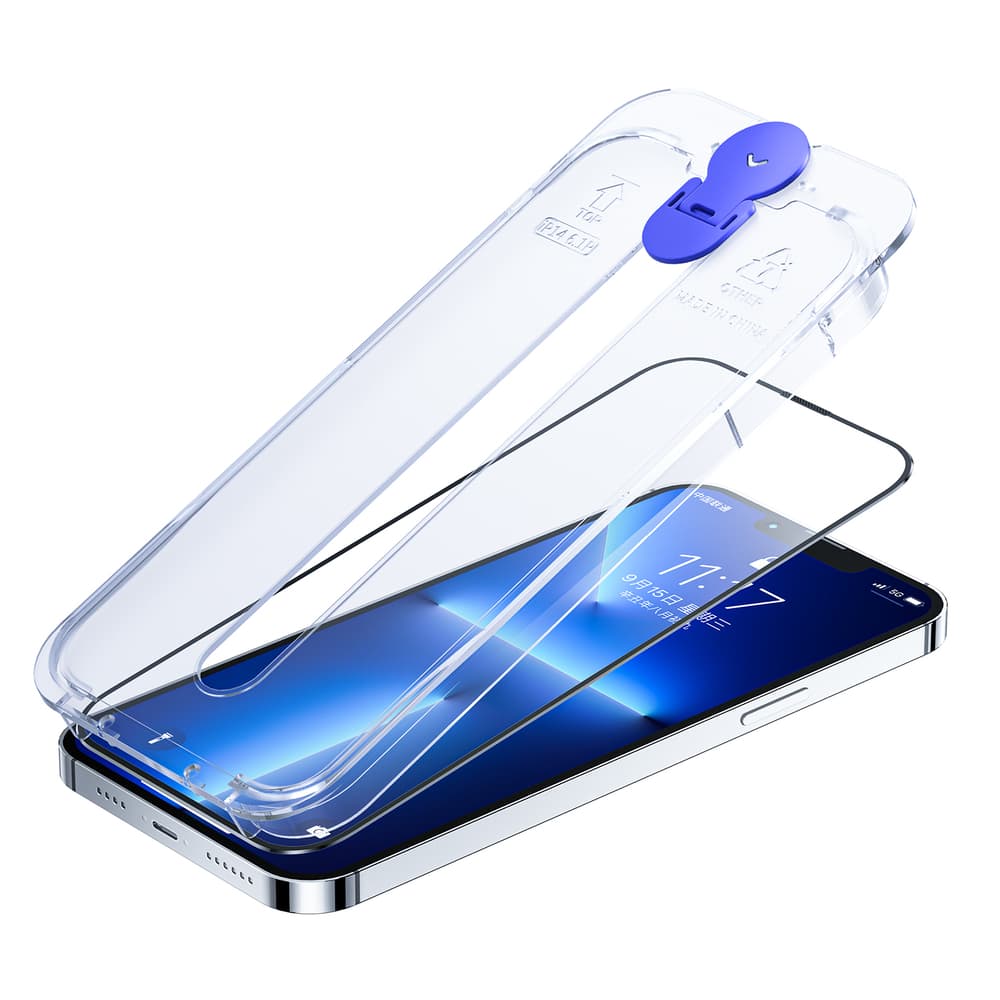 Joyroom Knight steklo za iPhone 14 Plus z montažnim kompletom