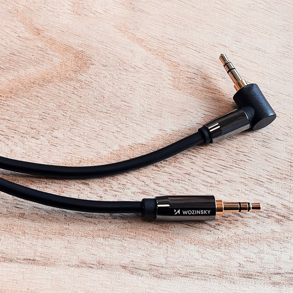 Wozinsky AUX kotni kabel Mini Jack (moški-moški) 2m, črn 8