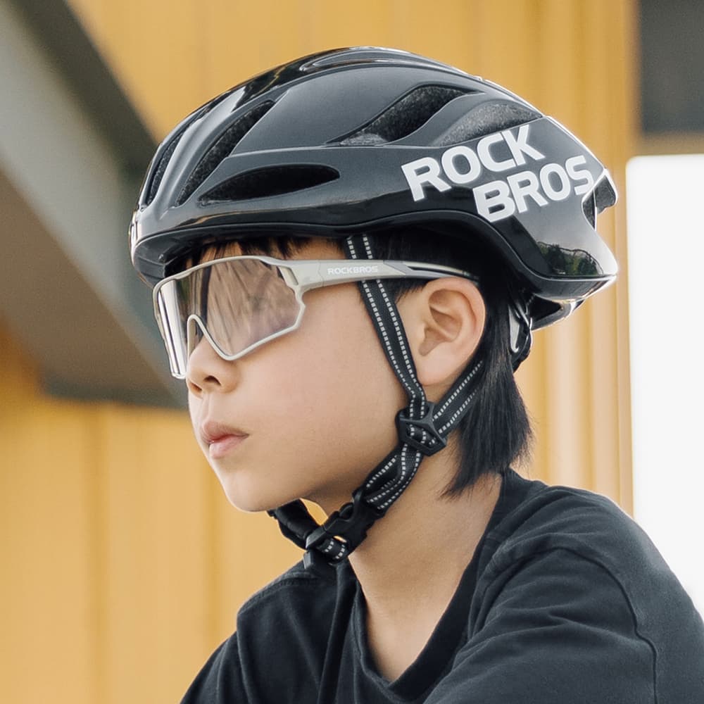 Kolesarska čelada Rockbros TS-42, lahka, 58-62 cm, črna