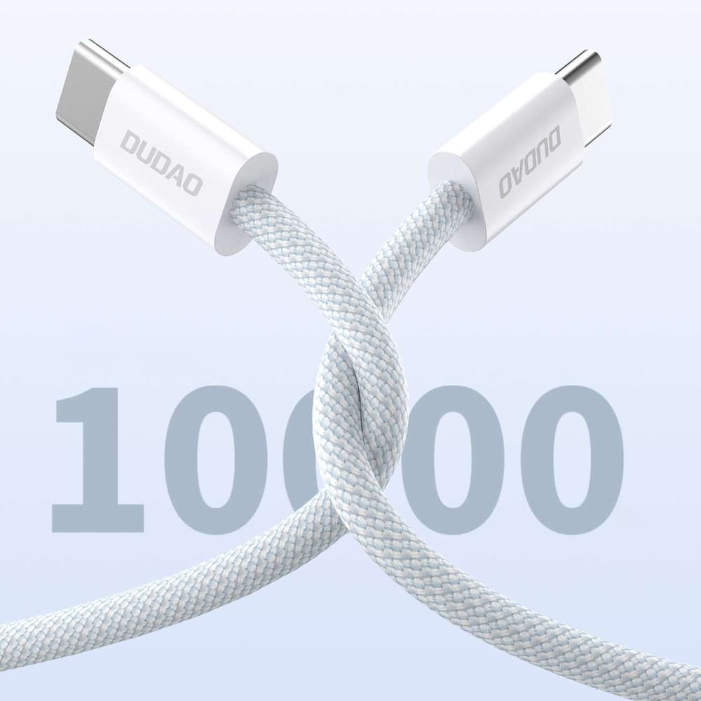Dudao L6C USB-C na USB-C PD kabel 30W 1m - svetlo moder 2