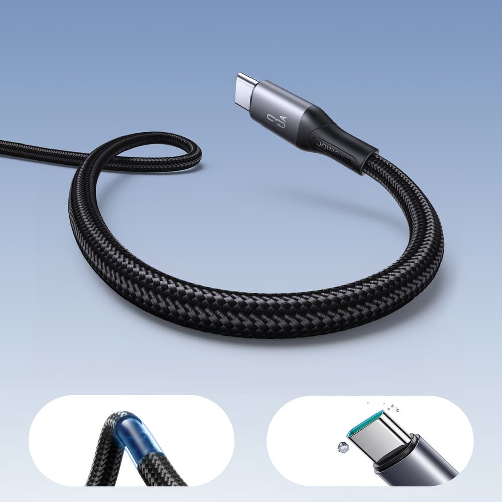 Joyroom S-A28 USB-A - USB-C 3A kabel 1m (črn) 7