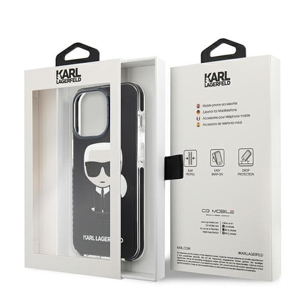 Karl Lagerfeld etui Ikonik Karl za iPhone 13 Pro / 13 - črn 8