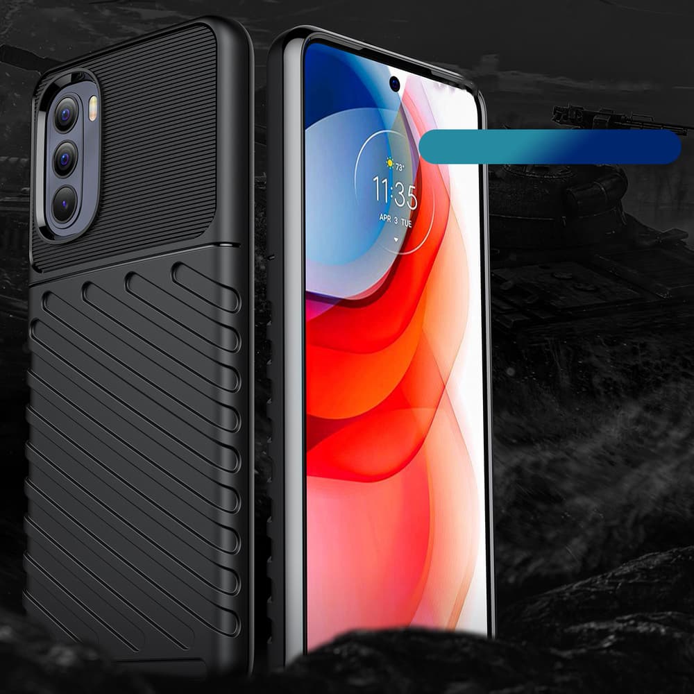 Thunder Case ovitek za Motorola Moto G Stylus 2022 (črn) 2