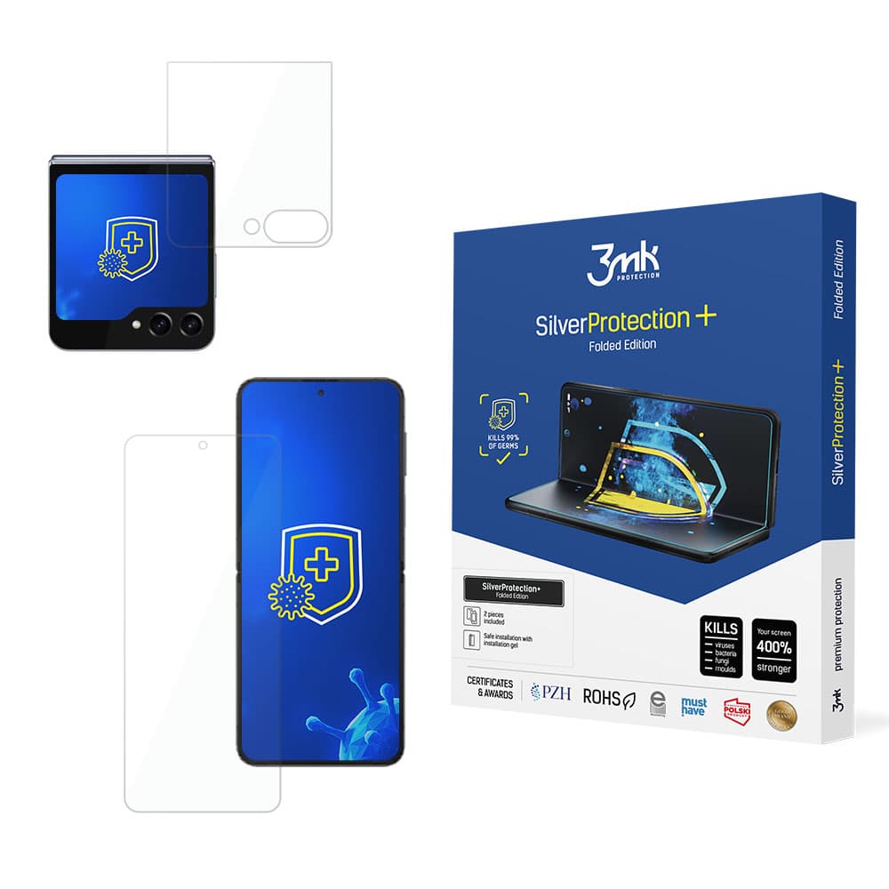 3mk SilverProtection+ folija za Samsung Galaxy Z Flip 5 - zložljiva