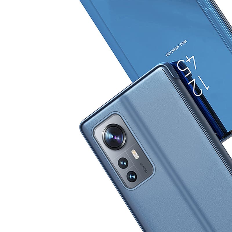 Hurtel Clear View Case etui za Xiaomi 12 Lite Flip, moder 7