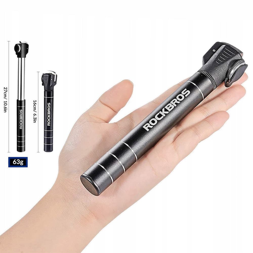Rockbros JG-1040B manjša pumpa za kolo - črna 2