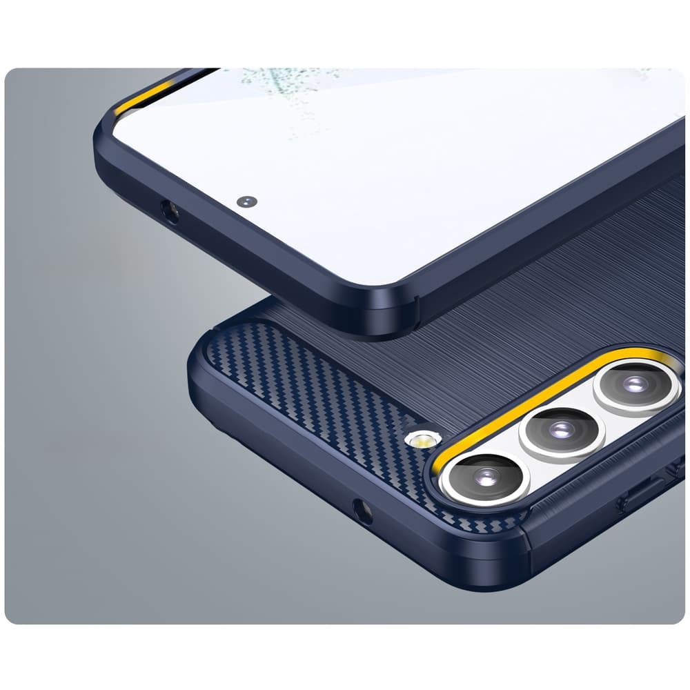 Hurtel Carbon Case ovitek za Samsung Galaxy S23+, modri 8