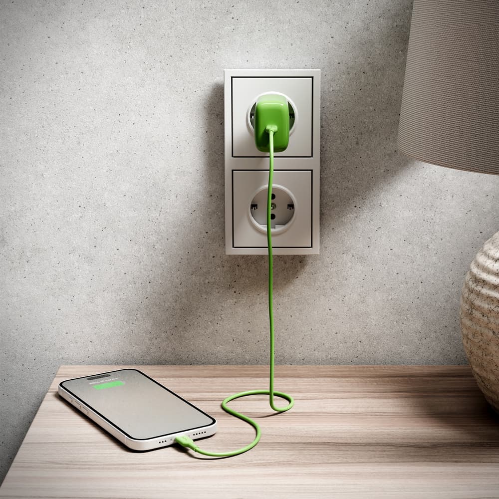 Puro Pro Lite 30W USB-C polnilec (zelen) 7