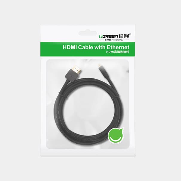 Ugreen HD127 kabel micro HDMI - HDMI 2.0 4K 60Hz, 1m, črn 4
