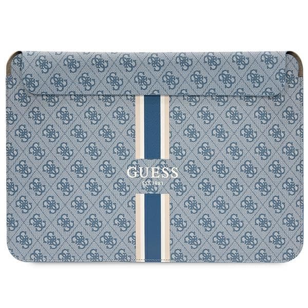 Etui Guess 4G Printed Stripes za 16" prenosnik - modra