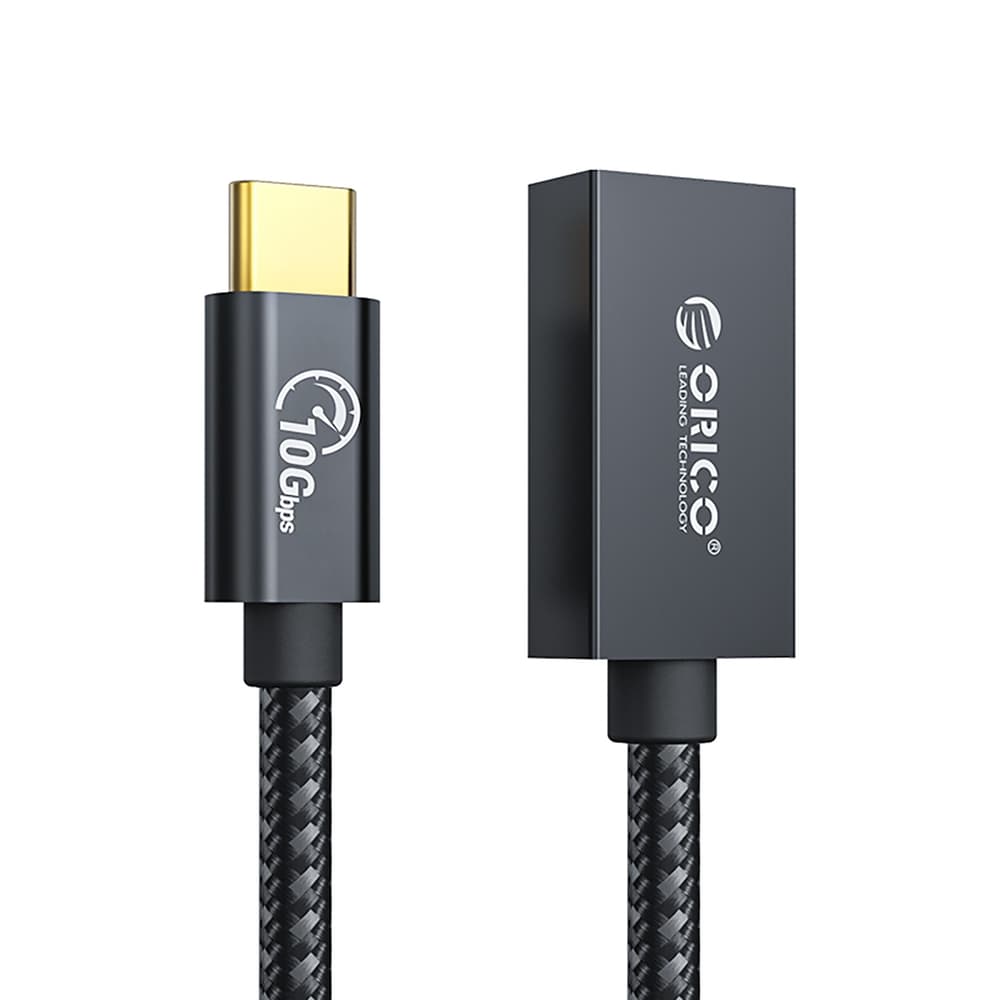 Orico CAF31 OTG adapter kabel USB-C na USB-A 3.1 Gen 2, 10Gbps, 30cm, črn